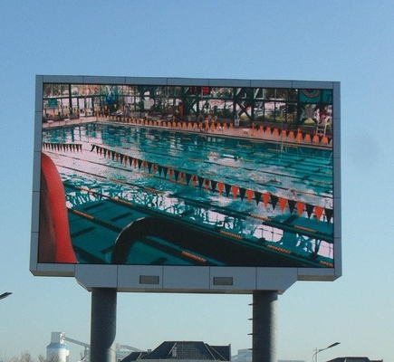Pared de video LED de tamaño personalizado para publicidad al aire libre con configuración de píxeles de alta resolución y alto contraste para reproducción