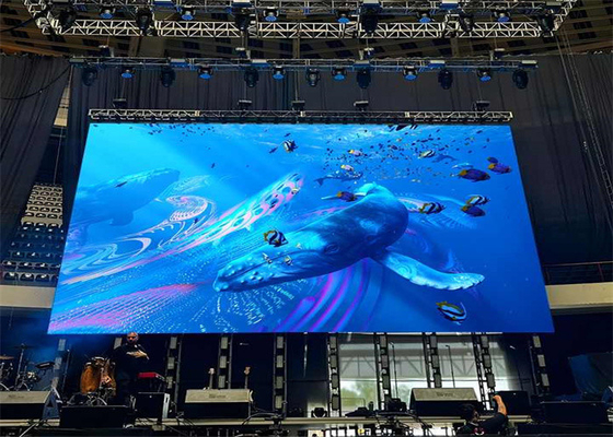Display LED de pared de interior de alta densidad P1.25 P2 con temperatura de color de 6500K y ≥100 vida útil en gabinete de aluminio de fundición a presión