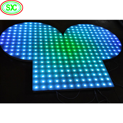 Floor de baile iluminado P 3.91 LED para exposiciones y presentaciones B2B