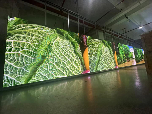 P1.25 COB Pantalla de aluminio fundido a presión en interiores personalizable HD Display LED a todo color LED Presentación de cartelería LED Frente / Atrás