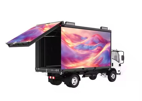 Pantalla de la camioneta LED móvil P5 de color completo al aire libre con chip LED de Nationstar para publicidad