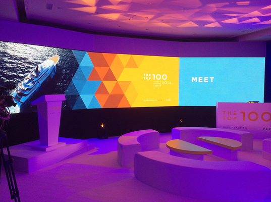 Display LED de servicio frontal electrónico a todo color con módulos magnéticos