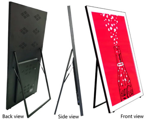 Buen precio Gabinete de aluminio Display de cartel digital para interiores 680x2000mm Tamaño de pantalla para el máximo impacto de la publicidad en interiores en línea
