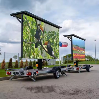 Buen precio Canbest exterior listo para usar impermeable sin costura P4 caja de camión LED Billboard Roadshow pantalla de pantalla de pared LED móvil en camiones en línea