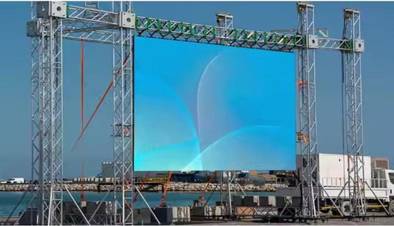 Epistar Chip Iluminado Display Pixel Pitch 8 LED Panfletos publicitarios de vídeo