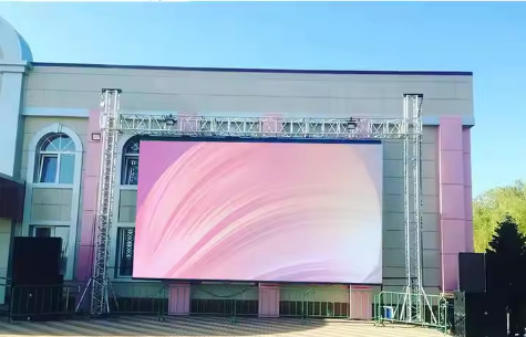 Mantenimiento de la parte delantera de color completo LED Digital Signage Signage 10mm Pixel Pitch Cabinet de hierro