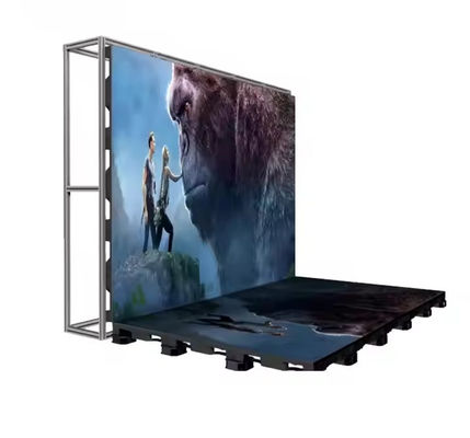 Panel de suelo LED SMD3535 para baile, píxel de 4,81 mm, IP65 a prueba de agua