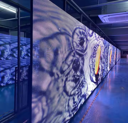 Modulo de LED de venta caliente P4 Interior exterior de color completo Alto fresco Pared de video especial Blanda pantalla LED flexible señalización digital
