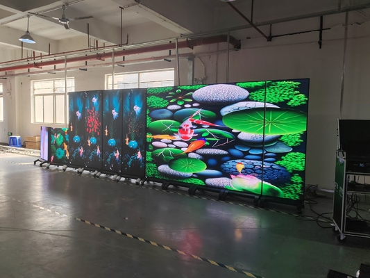Nuevo diseño Diseño creativo Led Cube Screen P3.91 500x500mm 5 lados Led Screen Cube Publicidad Cubo Led Display