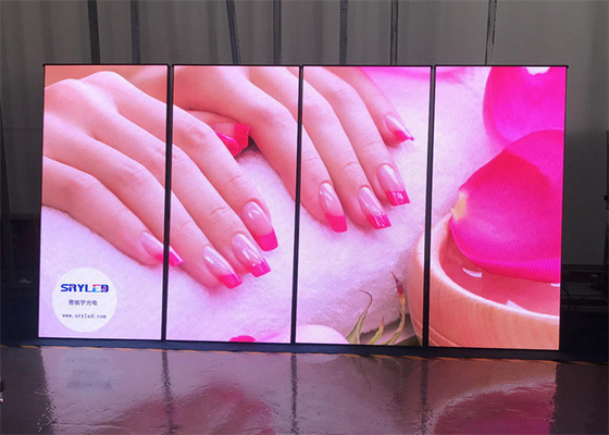 Interior P2.5 Espejo a todo color LED Poster Display Control inteligente inalámbrico USB 4G