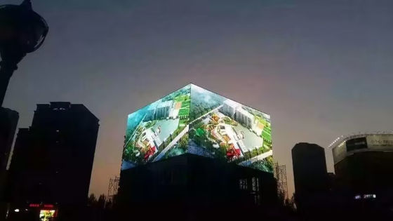 Buen precio Display LED de alta resolución p10 exterior a todo color con un rendimiento estable para la señal de transmisión de televisión 10 mm Pitch de píxeles 7000 cd/m2 Brillo 16.7 millones de colores IP65/IP54 Protección 800W/m2 Potencia máxima en línea