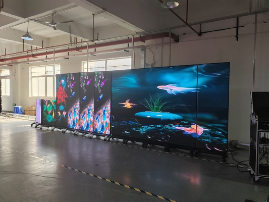 Color completo P2.6 P2.9 P3.91 P4.81 Alquiler de empalme sin costura LED pantalla Cine HD 4K Alquiler LED Pared de video