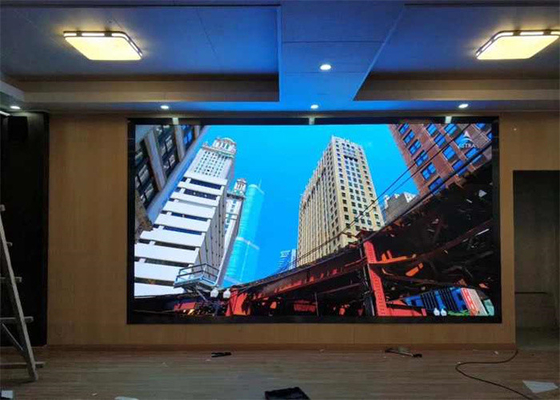 Display LED fijo/caja de hierro para interiores P2.5 Display LED de alquiler 1R1G1B Pixel