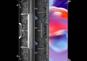 Pantalla de alquiler de aluminio de fundición personalizable Sala de conferencias Iglesia HD Flexible LED Display