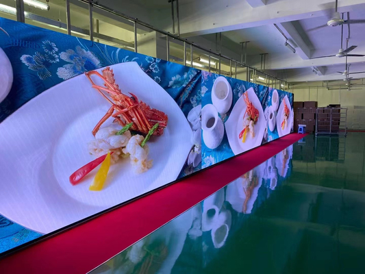 Gran pantalla de alquiler P1.667 Indoor RGB HD LED Display, caja de aluminio 400x300mm