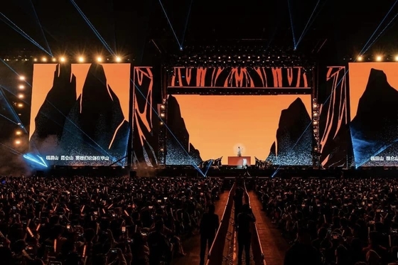 P6 Indoor Full Color Stage LED Screen Chasis de aluminio de fundición a presión 3 años de garantía