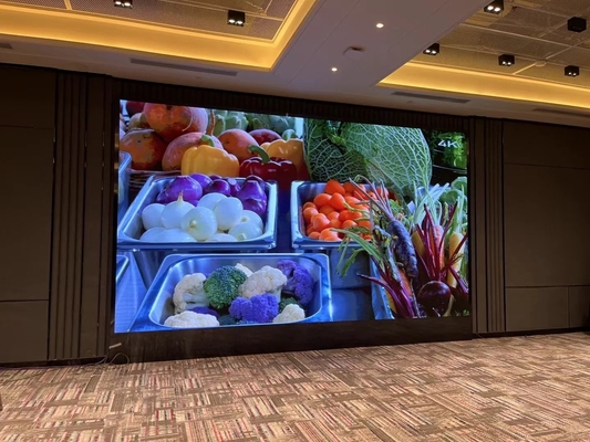 Pantalla LED de aluminio fundido en RGB de escenario LED interior TV LED Pared silenciosa 62500 puntos/m2