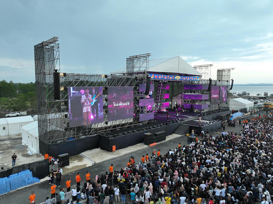 P6 Pantalla LED a todo color exterior con ángulo de visión horizontal y vertical de 120° para aplicaciones amplias