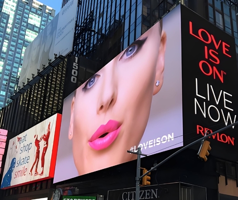 Mantenimiento frontal a todo color P10 pantalla LED grande para publicidad