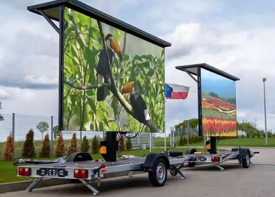 Buen precio P3.91 Display LED de color completo para automóviles Publicidad Conveniente Modelo HD Impermeable en línea
