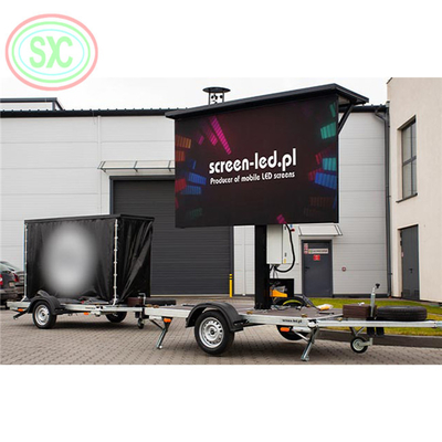 60Hz Tasa de fotogramas P5 Camión móvil pantalla LED 5000-8000 Nits Brillo para la producción Nombre