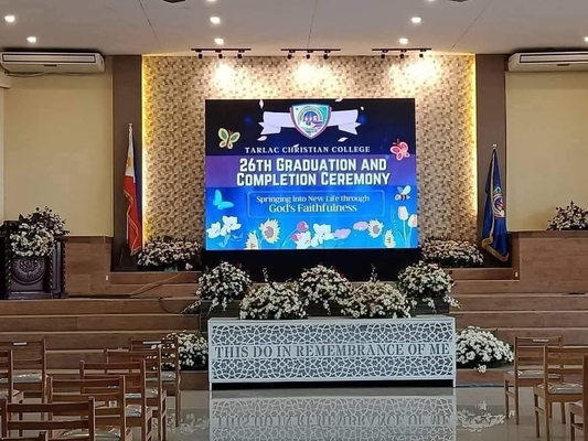 Escenario del evento Color completo 320 * 160mm P2.5 GOB LED Display Panel de pantalla LED a prueba de agua en interiores