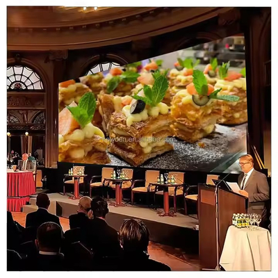P2.5 Alquiler de publicidad SMD pantalla LED Resolución 64 * 64mm Fuente de alimentación IP34 interior