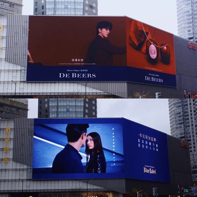 Alquiler de escenarios Fondo de aluminio fundido LED Billboard Alquiler HD Display LED grande flexible