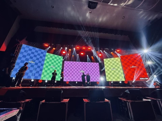 Publicidad Módulo de alquiler de aluminio fundido a presión P6 pantalla LED HD suspendida sin manchas