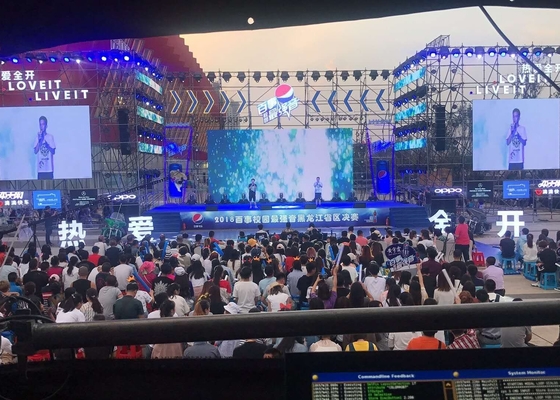 Alquiler de interiores P2 RGB LED Display de alta resolución de alta definición Flexible sin retraso