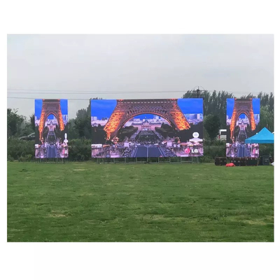 Pantalla de publicidad LED de gran tamaño P10 de video montado a todo color