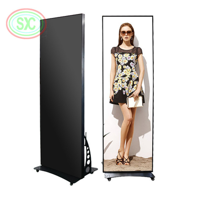 1R1G1B Configuración de color P2mm LED Poster Display para publicidad llamativa