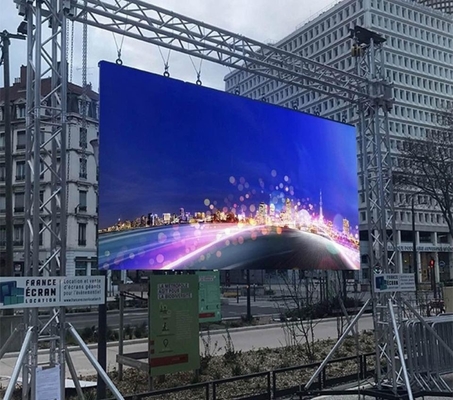 Tecnología LED de pantalla LED RGB para temperatura de funcionamiento de -12/50 y resolución de 40000 puntos/m2