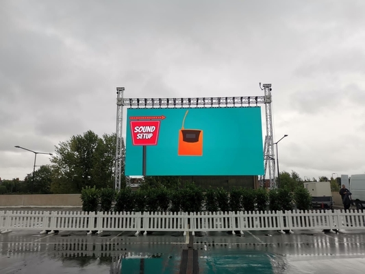 Display LED de color completo al aire libre, flexible, de alta definición, impermeable y libre de retrasos