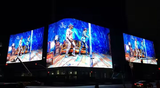 Alquiler de aluminio fundido a presión panel de vídeo de pantalla LED grande al aire libre P6.67 IP65 2-3 años de garantía