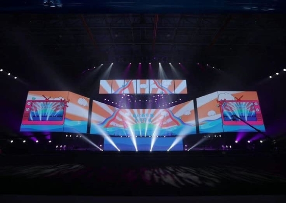 100000 horas de vida útil Epistar Exterior Full Color LED Display de aluminio fundido con frecuencia de actualización de pantalla de 720Hz y 3