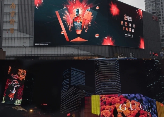 Epistar Chip Exterior pantalla LED a todo color, P3-P10 pantalla LED exterior
