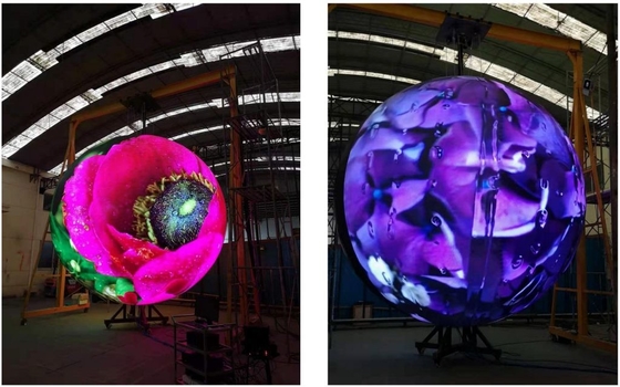 320*160mm Tamaño del módulo Esfera pantalla LED diseñada con IP43 impermeable y Epistar Chip
