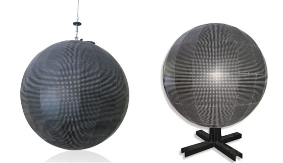 Centro Comercial y Eventos Esfera pantalla LED con Método de mantenimiento de servicio trasero Voltagem DC5V Fácil de operar