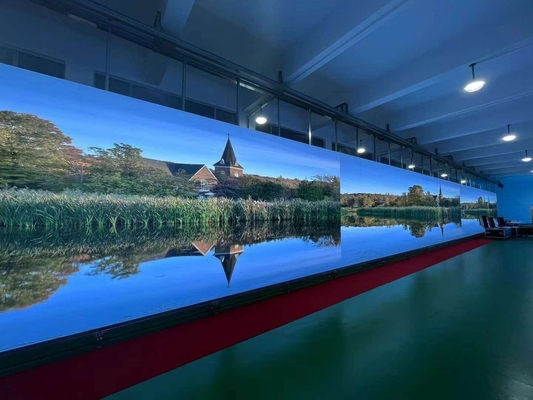 Pantalla LED de alta definición P3.91mm para interiores de color completo para publicidad en el metro / aeropuerto