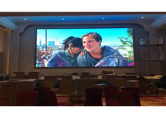 P6 interior pantalla LED gabinete de hierro y acero panel LED 4k pantalla LED de alta resolución