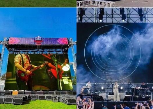 Pantalla LED de alquiler para exteriores P4, IP65, resistente al agua, 1200 cd/m²