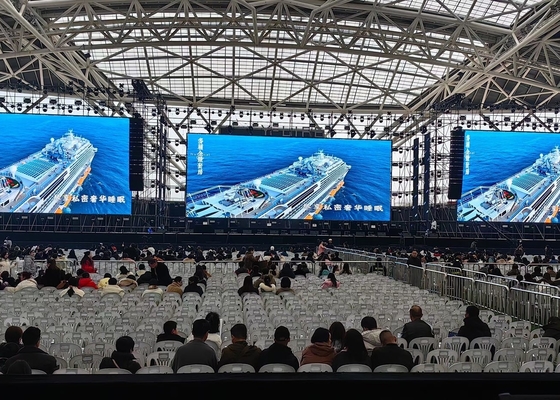 P10 En exteriores con pantalla LED de metal a todo color impermeable para conciertos publicitarios