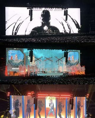 1R1G1B Cartel de anuncios LED con pantalla digital de 160000 píxeles por metro cuadrado