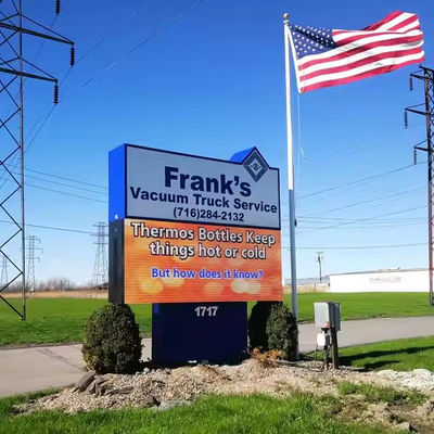 P10 SMD3535 Pantalla de publicidad LED al aire libre 10 mm Pitch IP67 Inodoro