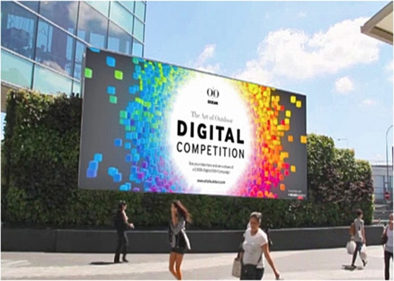 Pantalla de pantalla LED IP65 a prueba de agua de alta luminosidad de color completo para publicidad exterior