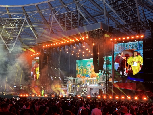 Pantallas LED publicitarias SCXK-RGB con ángulo de visión de 120° / 60° y tamaño personalizable