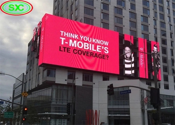 P6.67 Pantalla LED fija Inmersible en exteriores Publicidad digital cartelera 2x3m