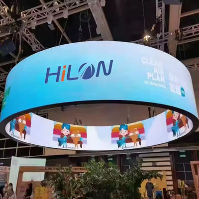 Pantalla LED cilíndrica de 360 grados con paso de píxel de 3,91 mm