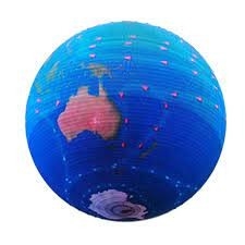 Display LED en forma de bola de tamaño de módulo de 320*160 mm para visualización de vídeo/texto/imagen llamativa